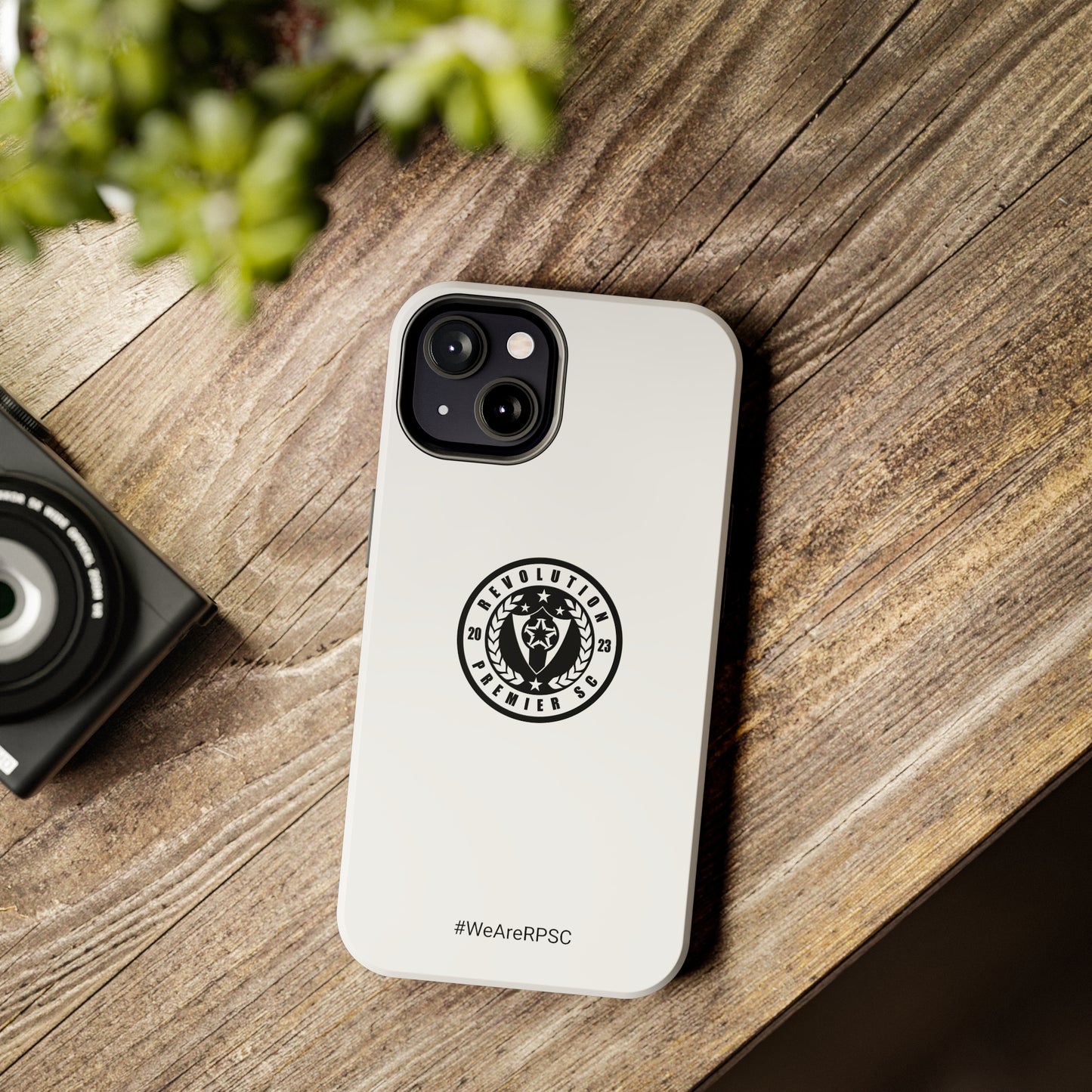 RPSC - White with Black Phone CASE